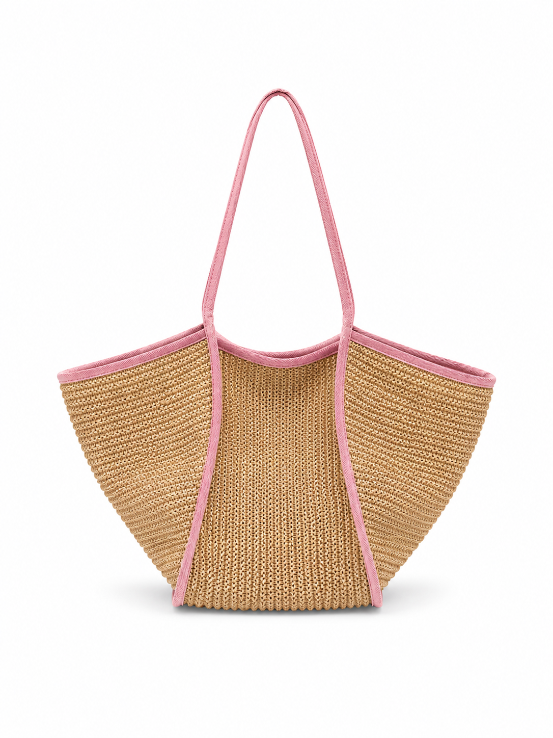Gewoven Shopper Van Stro
