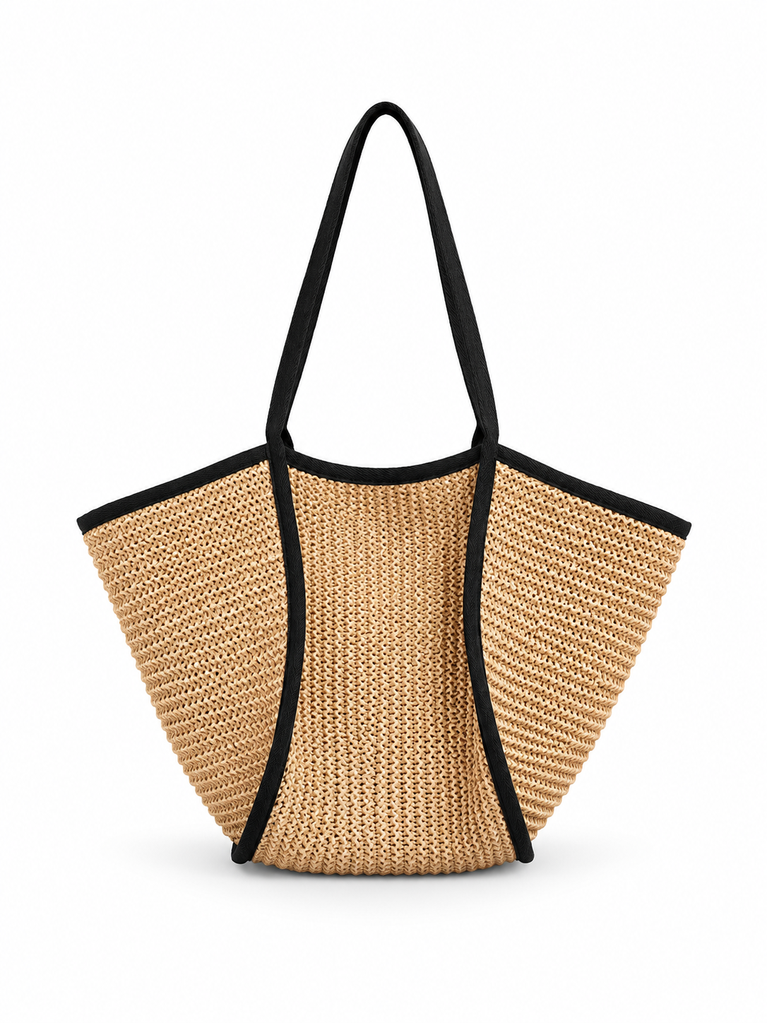 Gewoven Shopper Van Stro