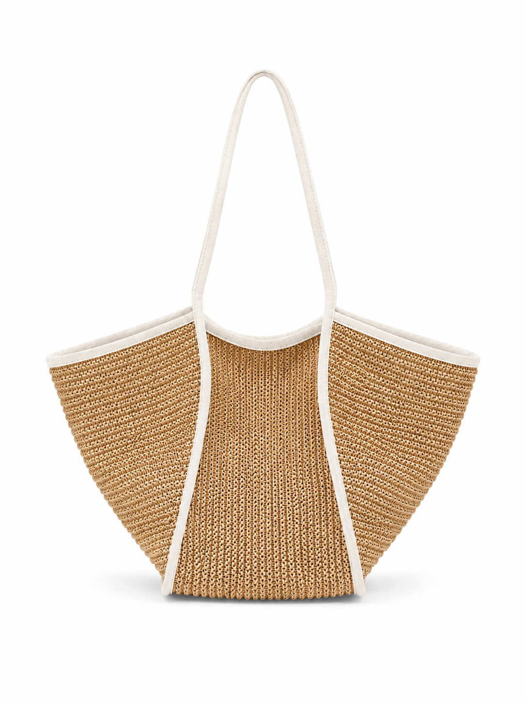 Gewoven Shopper Van Stro