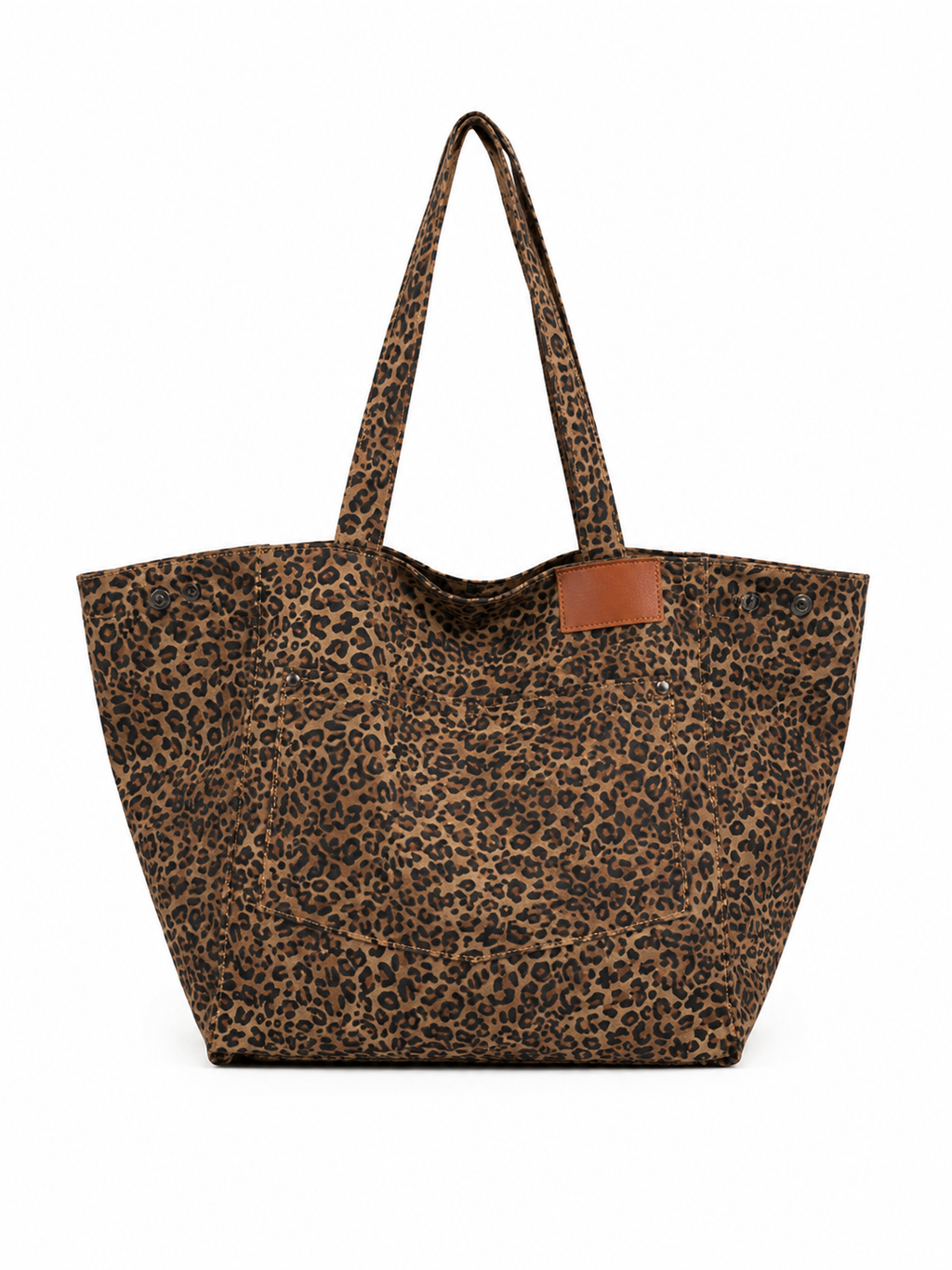 Ruime Shopper Met Luipaardprint