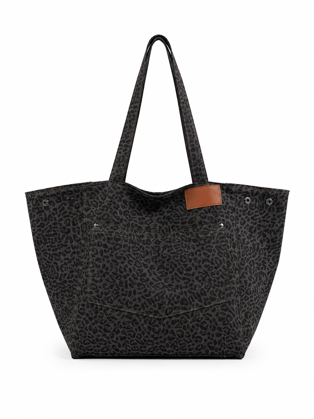Ruime Shopper Met Luipaardprint